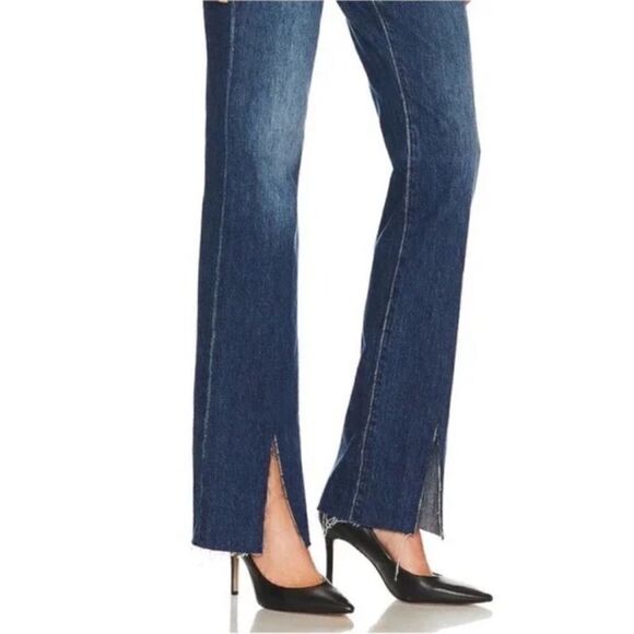 Veronica Beard NEW Keane Long Straight Leg Jeans Size 24 Split Front $298 - Picture 2 of 14